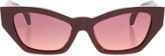 Versace Sunglasses, female, Red, Size: 53 MM Cat-eye Sunglasses