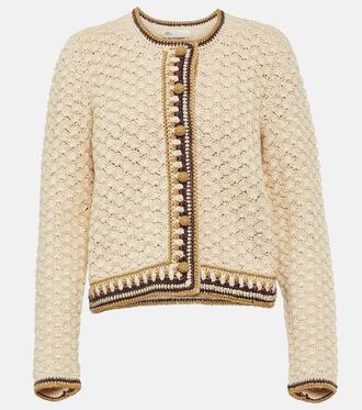 Tory Burch Cotton-blend cardigan