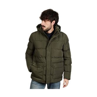 Geox Stijlvolle Donsjas voor Mannen - Heren - Gewatteerde jassen - Groen - 3XL - Jassen