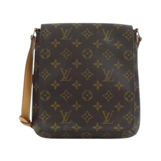 Louis Vuitton Pre-owned Cross Body Bags, female, Brown, Size: ONE SIZE Pre-owned Vintage Monogram Shoulder Bag