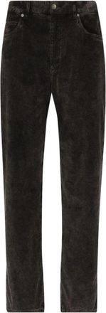 Dolce & Gabbana Corduroy 5-Pocket Broek - Heren - Straight fit broeken - Bruin - S - Katoen - Broeken