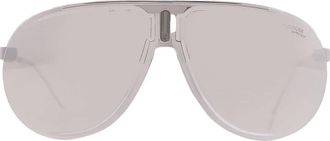 Carrera Silver Mirror Shield Unisex Sunglasses SUPERCHAMPION 06LB/T4 99