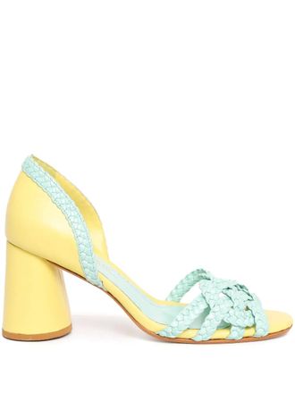 Sarah Chofakian 65mm Sparks sandals - Yellow