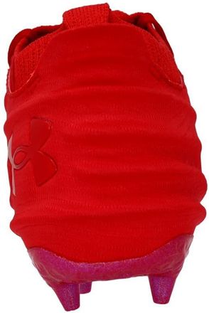 Under Armour UA Men Blur Smoke Suede 2.0 MC Football Cleats Red 3027978-600 Mens
