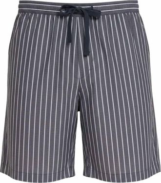 Orlebar Brown Mens Devlin Pinstripe Lounge Shorts In Midnight Navy