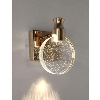OEM Aplique De Pared De Cristal, L&aacute;mpara De Pared Led De Cristal, Aplique De Pared Redondo De Cristal, Aplique De Pared Dorado, Aplique De Pared Art D&eacute;co,