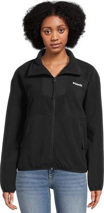 Columbia Sequoia Grovetm Full Zip Fleece Womens Clothing Black 1 : 2XL, Fleece/Polyester