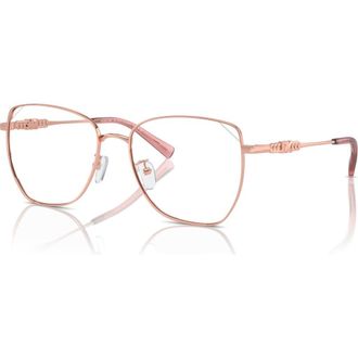 Michael Kors 56mm Cat Eye optical glasses in Gold at Nordstrom