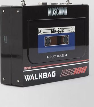 Moschino resin clutch bag
