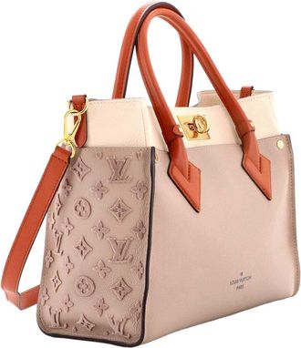 Louis Vuitton Beige Monogram Tuffetage On My Side Mm