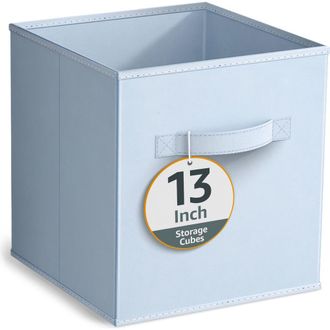 Sorbus Large Collapsible Storage Cube in Pastel Blue at Nordstrom Rack