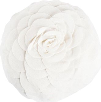 Saro Lifestyle Flower Pillow