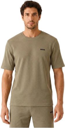 HUGO BOSS T-shirts - Heren - T-shirts - Bruin - XL - Katoen - Tops