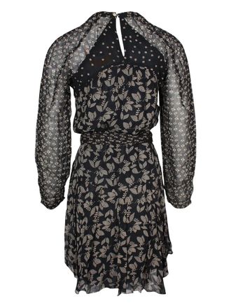 Isabel Marant Chemisier con stampa foglie - Nero