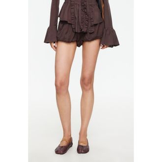 Lioness Odette Cotton Bloomers in Brown at Nordstrom, Size X-Large