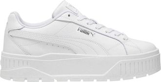 Puma Karmen II leren platformschoenen voor dames (Wit)