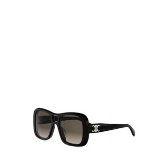 Celine Sunglasses, female, Black, Size: 55 MM Sunglasses