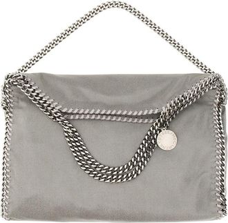 Stella McCartney Womens Tote Bag Falabella Fold Over Grey Shoulder