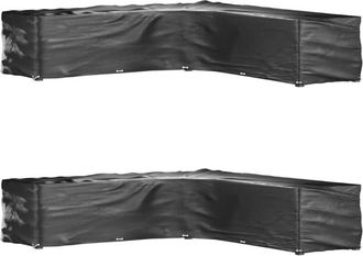 vidaXL Coperture Mobili da Giardino a l 2pz 20 Occhielli 300x300x70cm - Vidaxl