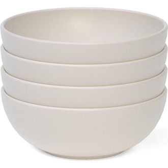 Ekobo Round Cereal Bowl - Set of 4 in Off White at Nordstrom