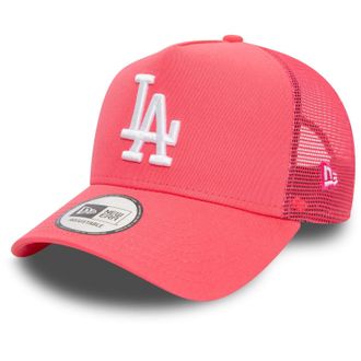 New Era A-Frame Mesh Trucker Cap - Los Angeles Dodgers Pink