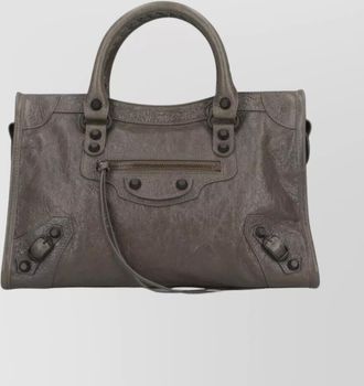 Balenciaga le city small leather tote bag