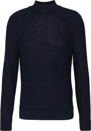 HUGO BOSS Avac M Turtleneck - Heren - Coltruien - Blauw - S - Wol - Truien & Vesten