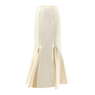Actualee Dames, Rokken, Beige, Maat: S Nylon
