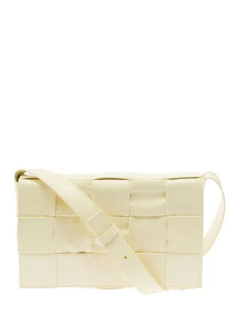 Bottega Veneta Off White Candy Cassette Crossbody Bag