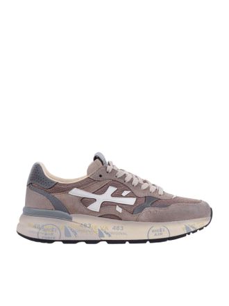 Premiata Mick0.1 Brown Suede Mesh Sneakers