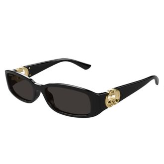 Gucci Accessoires, unisex, Zwart, ONE Size, GG Britt Zonnebril