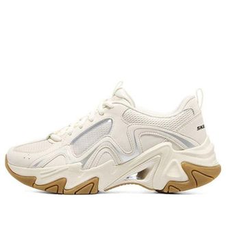 Skechers (WMNS) Skechers Stamina V3 Shoes White Tan 896151-NAT