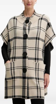 Joseph Ribkoff Cappotto a quadri - Toni neutri