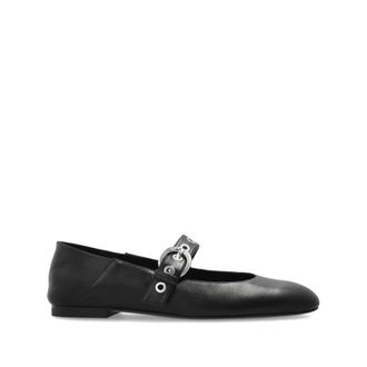 Stuart Weitzman Schoenen, Dames, Zwart, 36 EU, Mary Jane Ballerinas