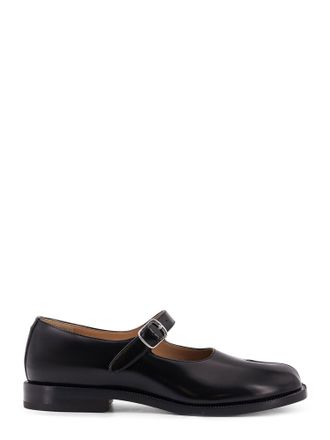 Maison Margiela Tabi Leather Ballerinas-Donna
