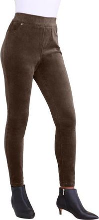 Roaman's Corduroy Legging in Chocolate at Nordstrom, Size 32