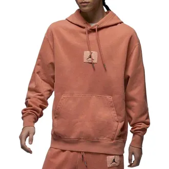 Nike Jordan Air Jordan Flight Fleece Pullover Hoodie Orange Red FB7291-810