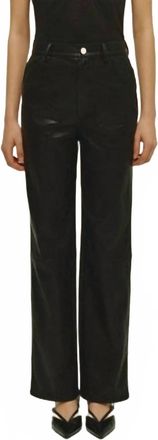 Elodie Ditto Vegan Leather Pants In Black