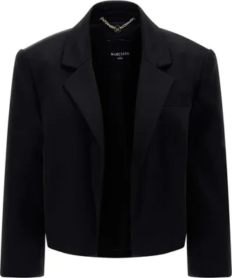 Marciano Roxanne Blazer - Dames - Blazers - Zwart - XS - Leer - Jassen