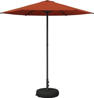 vidaXL Paraguas De Jard&iacute;n Con Base 230 X 230 Cm Poli&eacute;ster Rectangular Vidaxl