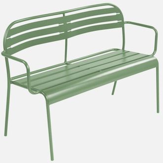 Sweeek Banco Exterior De Acero, 2 Plazas