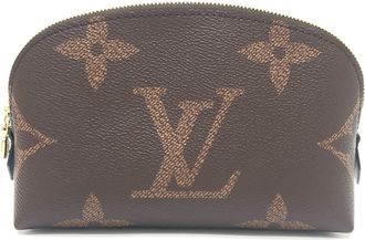 Louis Vuitton Brown Monogram Reverse Pouch (Pre-Owned)