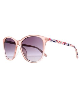 Ted Baker Round Womens Transparent Pink Grey Gradient TB1646 Delfi - One Size