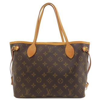 Louis Vuitton Brown Monogram Canvas Tote Bag (Pre-Owned)