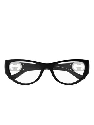 Gucci Bril met cat-eye montuur - Zwart