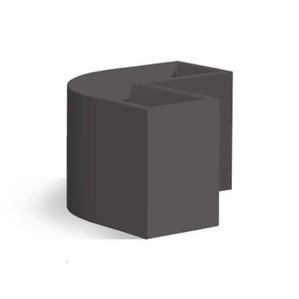 Monacis Monacis - Jardinera Angular De Resina 80x35 Cm Mod. Flowerpot Angular Antracita