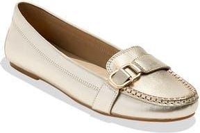 Jack Rogers Hanover Moc Toe Flat in Platinum at Nordstrom Rack, Size 9.5