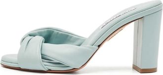 Aquazzura Sandali con dettaglio a nodo 80mm - Blu