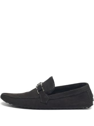 Louis Vuitton Monte Carlo leather loafers - Black