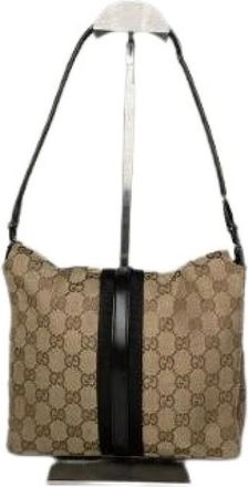 Gucci Pre-owned Shoulder Bags, female, Beige, Size: ONE SIZE Pre-owned Vintage Shoulder Bag